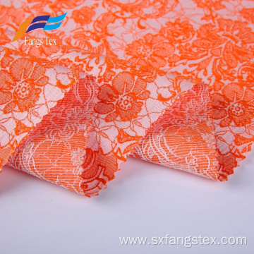 100% Polyester Flower Embroidered Ladies Suit Fabrics